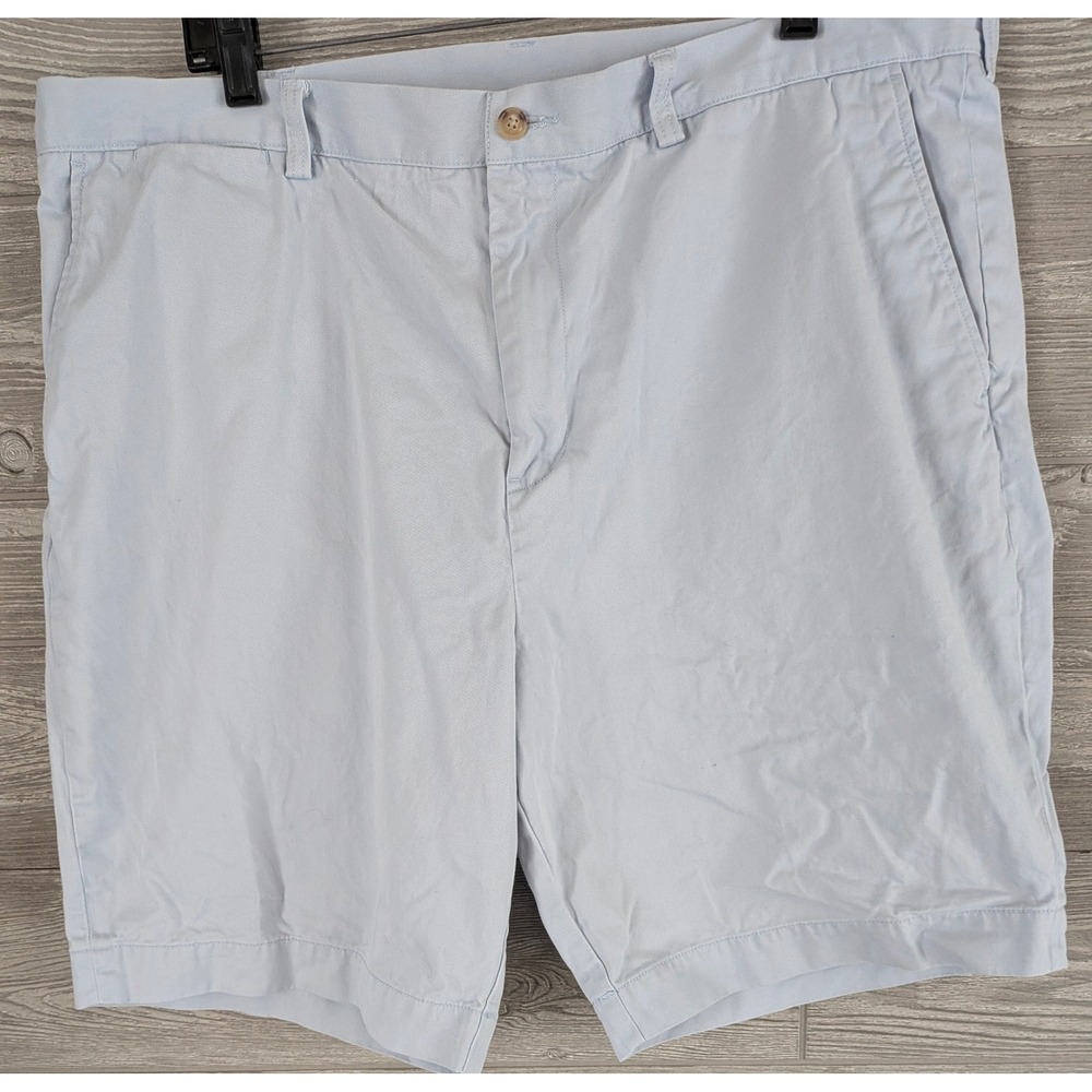 Polo Ralph Lauren Mens Light Blue Chino Shorts Classic Fit Cotton Twill Size 40